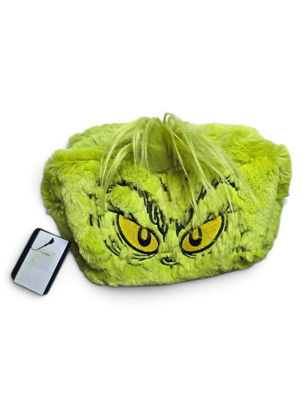 Bioworld Dr. Seuss The Grinch Plush Cosmetic Makeup Bag NWT